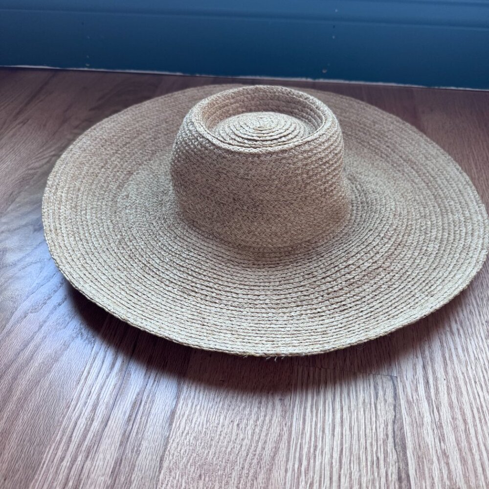 Madewell Long Brim Raffia Hat NWOT - Picture 6 of 6